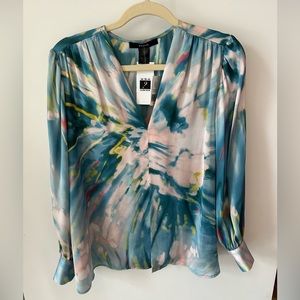 Blue Tie-Dye Blouse Smythe